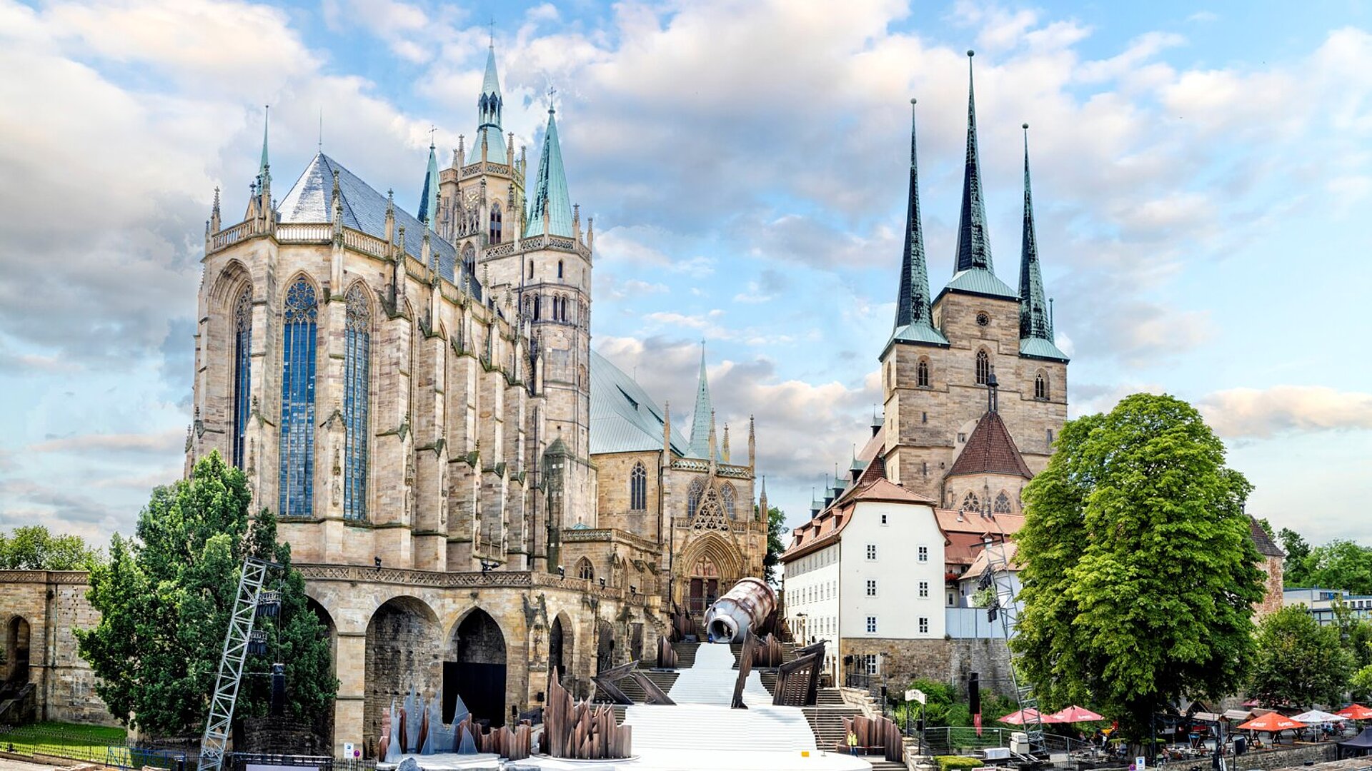 Bühnenbild Domstufenfestspiele 2024